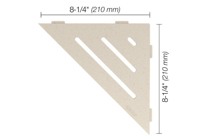 Schluter Systems Kerdi Triangular Corner Shelf-E Design All Styles, Colours