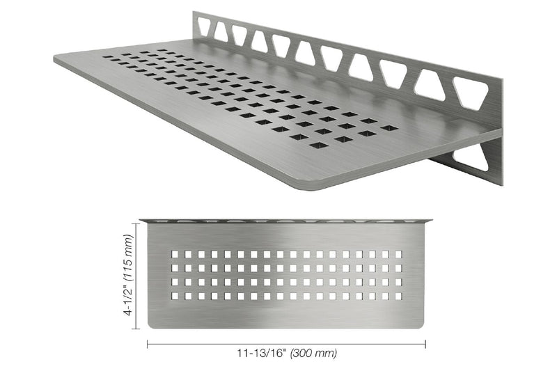 Schluter Systems Kerdi Rectangular Shelf-W Design All Styles, Colours