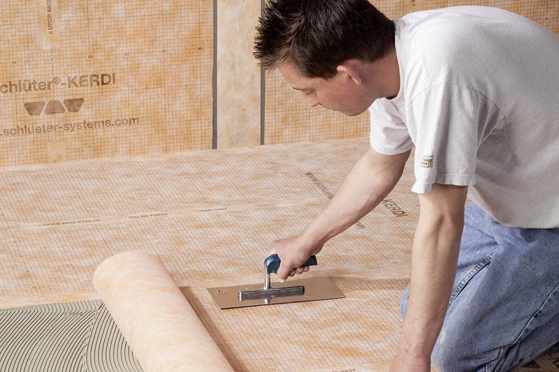 Schluter Systems Kerdi 200/20M Bonded Waterproofing & Vapor-Retardant Polyethylene Membrane 215 Sq Ft Roll (3' 3" x 65' 7")