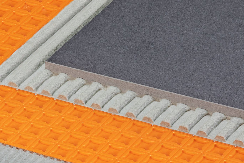 Schluter Systems Ditra-PS Peel and Stick Uncoupling Waterproofing Membrane Roll 110 Sq Ft - DITRAPS110  with Pressure-Sensitive Adhesive, No Thin-Set Required