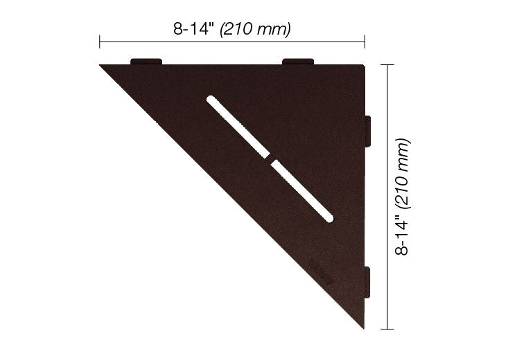 Schluter Systems Kerdi Triangular Corner Shelf-E Design All Styles, Colours