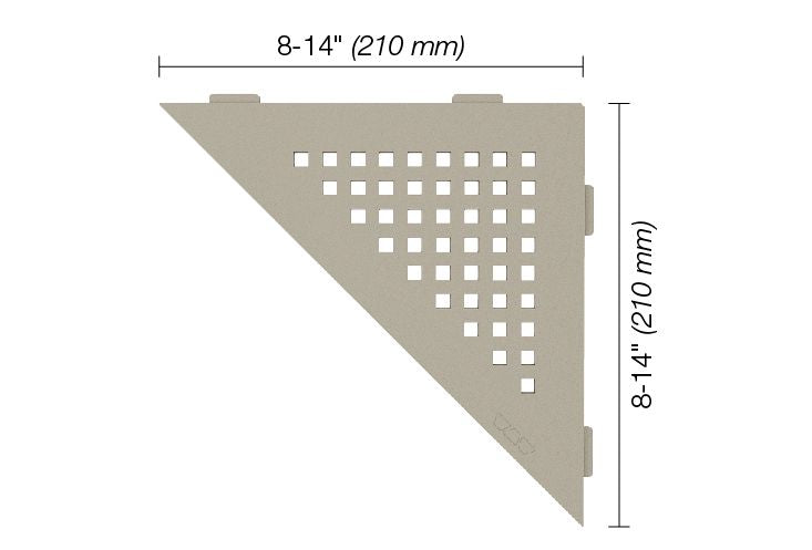 Schluter Systems Kerdi Triangular Corner Shelf-E Design All Styles, Colours