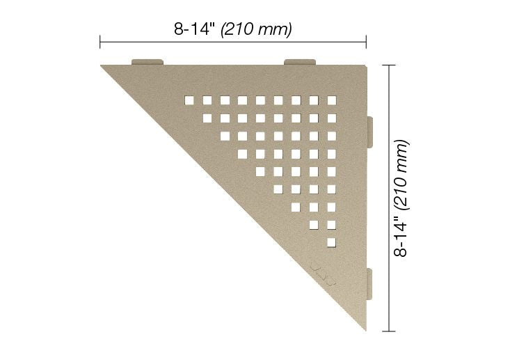 Schluter Systems Kerdi Triangular Corner Shelf-E Design All Styles, Colours