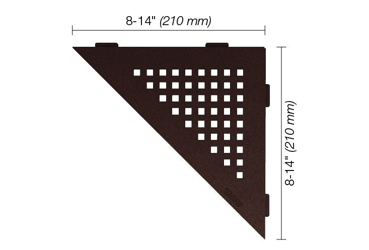 Schluter Systems Kerdi Triangular Corner Shelf-E Design All Styles, Colours