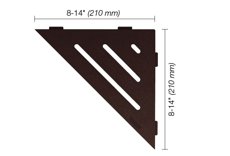 Schluter Systems Kerdi Triangular Corner Shelf-E Design All Styles, Colours