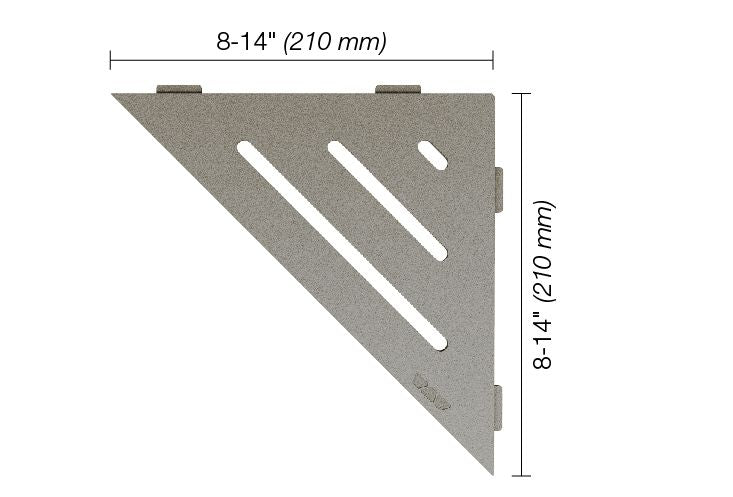 Schluter Systems Kerdi Triangular Corner Shelf-E Design All Styles, Colours