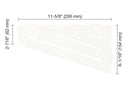 Schluter Systems Kerdi Quadrilateral Corner Shelf-E Design All Styles, Colours