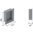 Wedi Preformed Waterproof Shower Niche 16"x12" US3000004