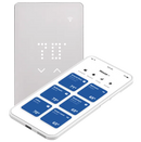 TRM-FH-Gold WiFi Programmable Touchscreen Thermostat UWG5-4999 For Home, with Bluetooth, Floor Temperature Sensor, Built-in GFCI, for Indoor Underfloor Radiant Heating System, 120-240V Warming Cable
