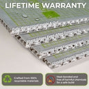 Profilitec Showertec STBO122X81 Waterproof Polypropylene Foam Backer Board 48" x 32" x 1/2"– Lightweight Tile Underlayment Panel with Fleece Webbing on Both Sides