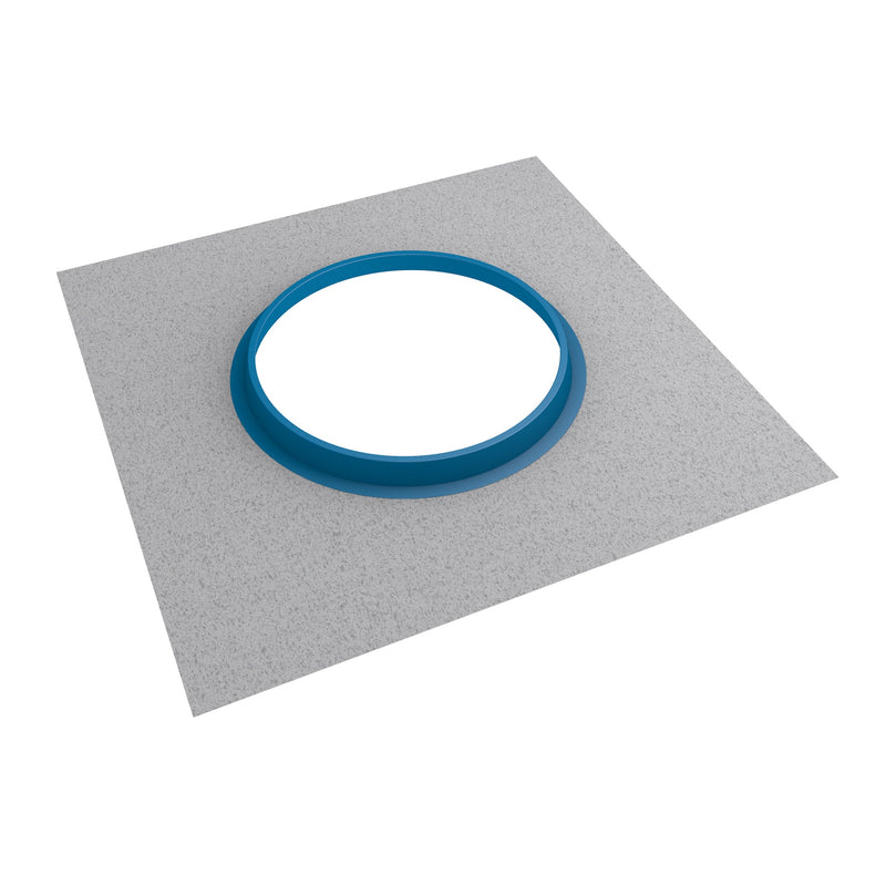Wedi US2000008 Fundo Primo 36 In x 72 In Shower Kit, Waterproof Board Installation System with Offset Square Drain Grate Assembly, Prefabricated Sloped Shower Base (Shower Tray) and Lean Shower Curb