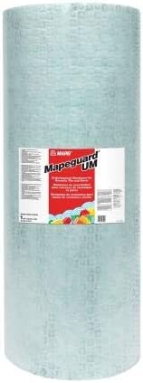 Mapei 2850930 Mapeguard UM 1/8 Inch Thick Uncoupling Crack Isolation and Waterproofing Membrane Underlayment 323 Sq Ft Roll