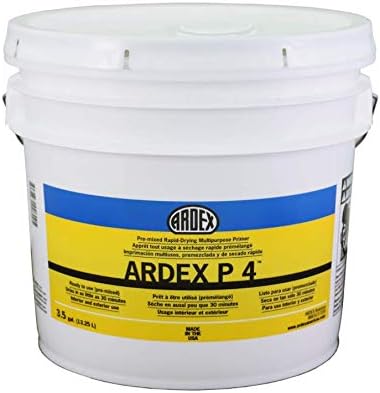 Ardex P4 Pre-mixed, Single-component, Rapid-drying, Multi-purpose Primer, for Interior and Exterior Use, for Ceramic Tile and Natural Stone Tile Flooring Underlayment