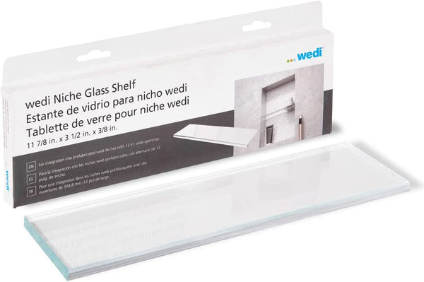 Wedi Recessed Glass Shelf for Shower Niche