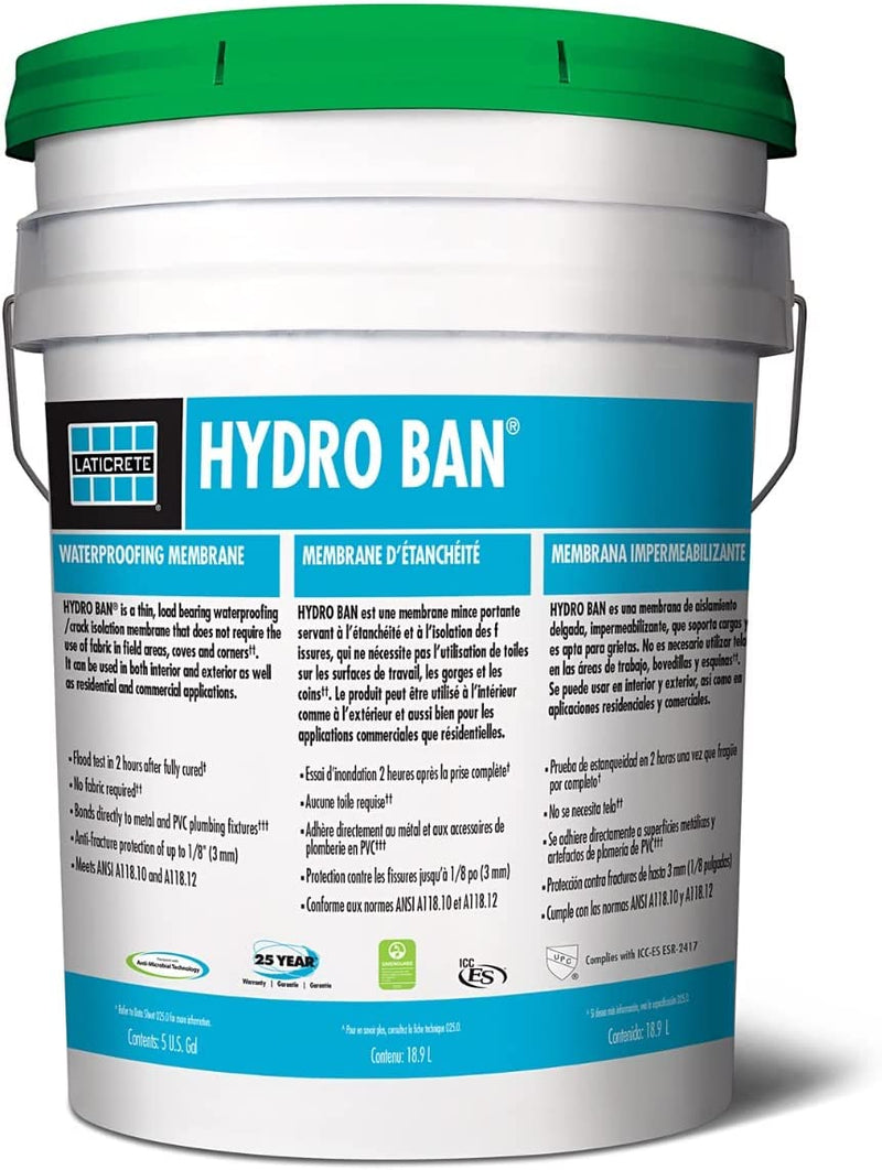 LATICRETE HYDRO BAN Waterproofing/Crack Isolation Membrane