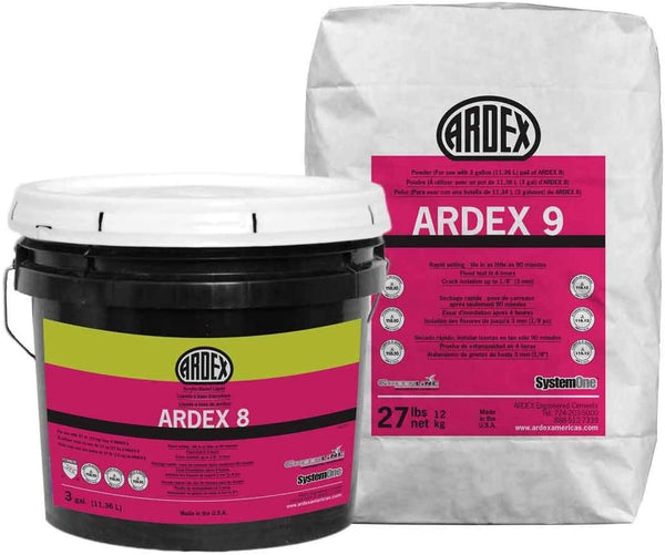 ARDEX 8+9 Rapid Waterproofing and Crack Isolation Compound Kit 3 Gal+27lb