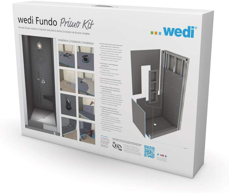 Wedi Fundo Primo Waterproof Complete Shower Kit