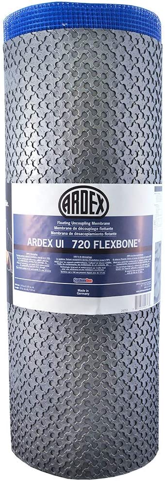 ARDEX FLEXBONE UI 720 Membrane d'étanchéité flottante en polyéthylène de 1/8 po, rouleau de 215 pieds carrés