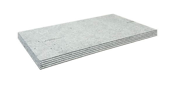 Kiesel OkaQuiet Panneaux de sol/murs insonorisants à découplage, substrat pour carrelage, stratifié, revêtement de sol en vinyle comme sous-couche isolante pour prévention des fissures et marche silencieuse 