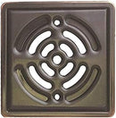 Prova Square Finish Shower Grate graphite